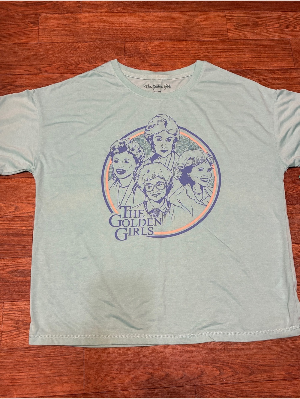The Golden Girls Women’s Graphic Sleep Tee - Light Mint Green Size Medium NWT